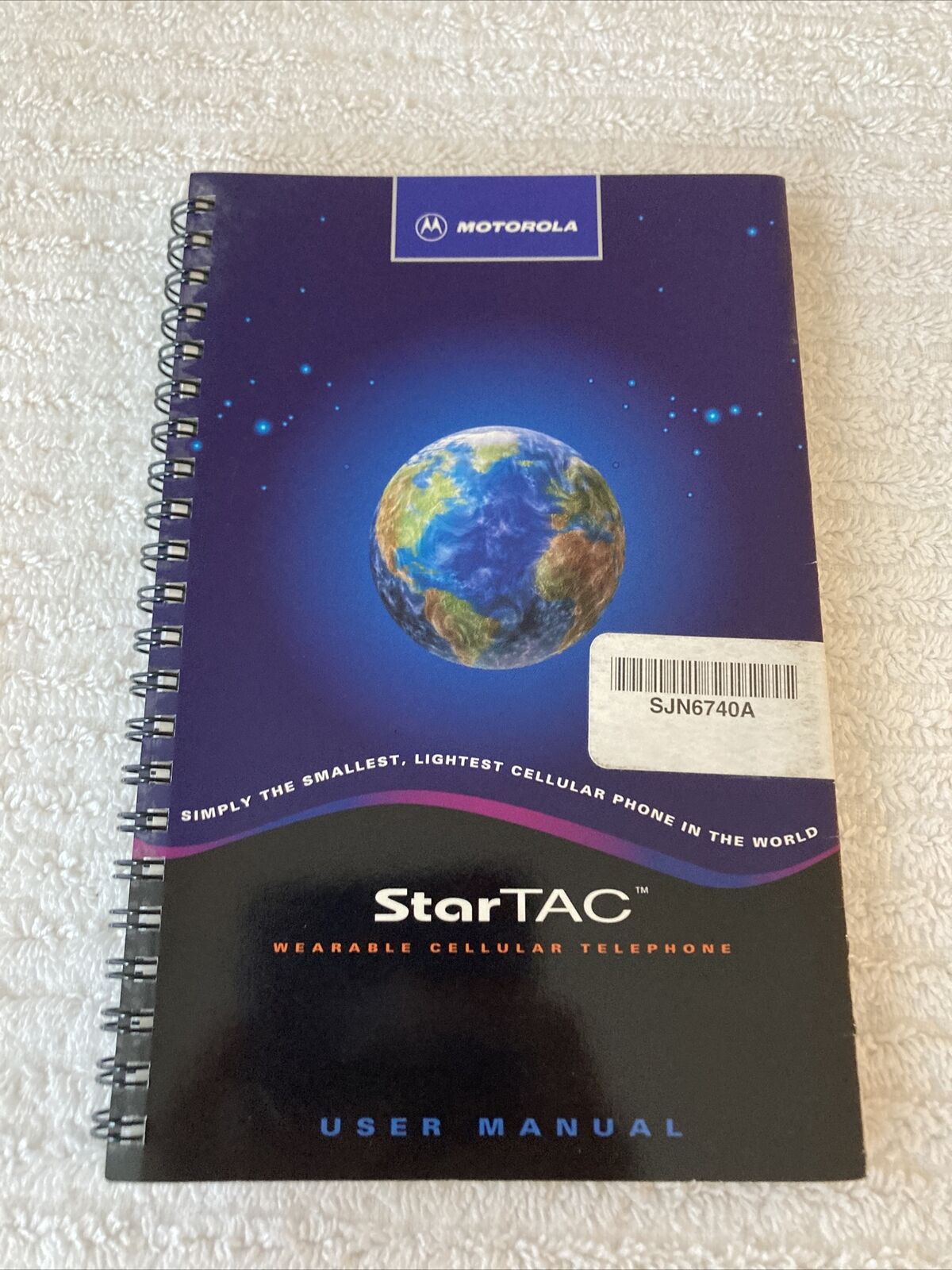 Motorola Startac 1995 Book User Manual Sjn6740a ~ D12